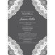 Grey Vintage Lace Invitations Image 5 of 6